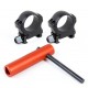Быстросъемные кольца Recknagel на weaver BH 9,5mm на кольца D26mm (средние)