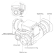 Монокуляр ночного видения Vector Optics 1x18 c креплением на шлем